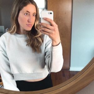 Nike cropped sweatshirt